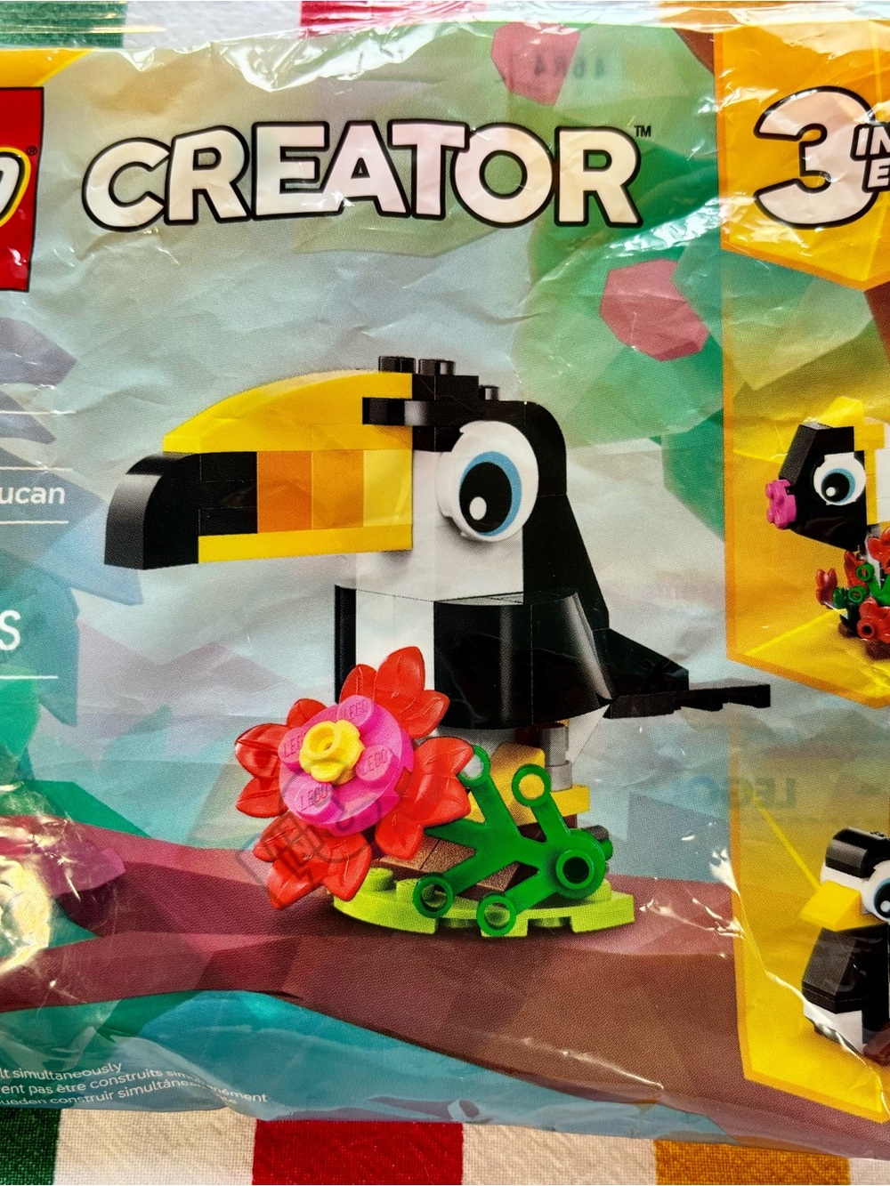 Lego CREATOR 3in1 “Tropical Toucan” polybag 30688 UNOPENED